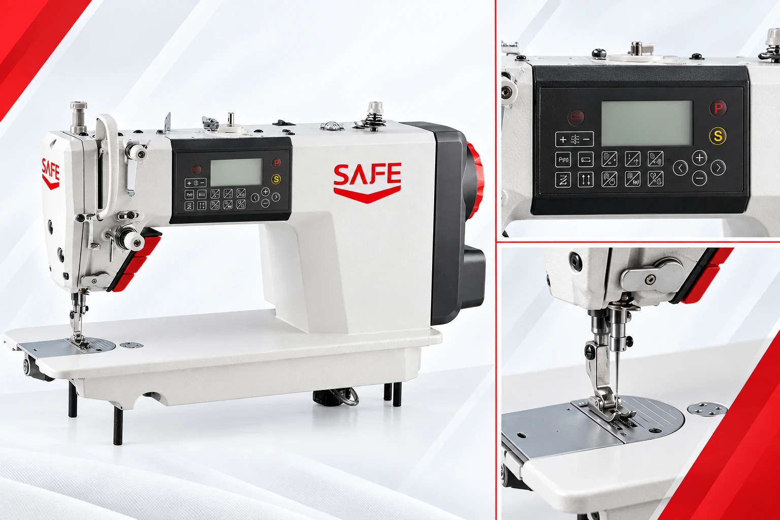 Photographs to prepare for a sewing machine technical support request