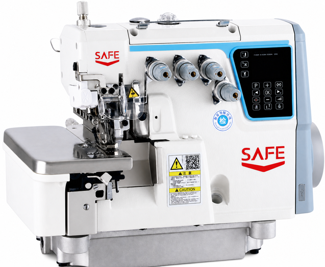 SAFE SF-C7-4AT Stepper Overlock Machine with Automatic Thread Trimming