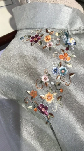 Garment embellishment example illustrated in the SAFE embroidery catalogue