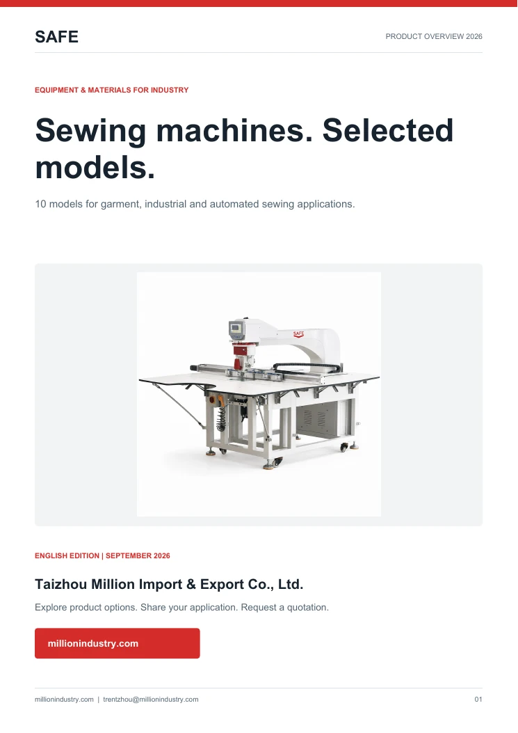 SAFE Sewing Machines — 10 Selected Models