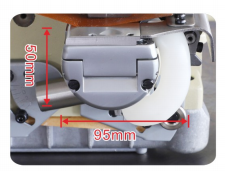Cylinder-bed clearance illustrated for the SAFE SF-787T-UT