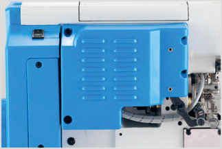 Rear mechanism shown for the SAFE SF-K9-4AT overlock machine