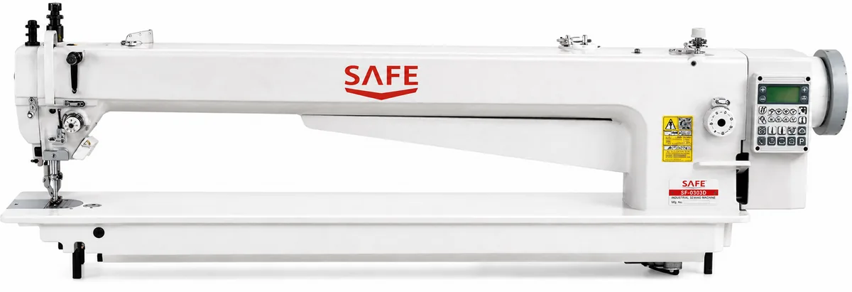 SAFE SF-0385-D4/AT Long-Arm Top-and-Bottom-Feed Sewing Machine