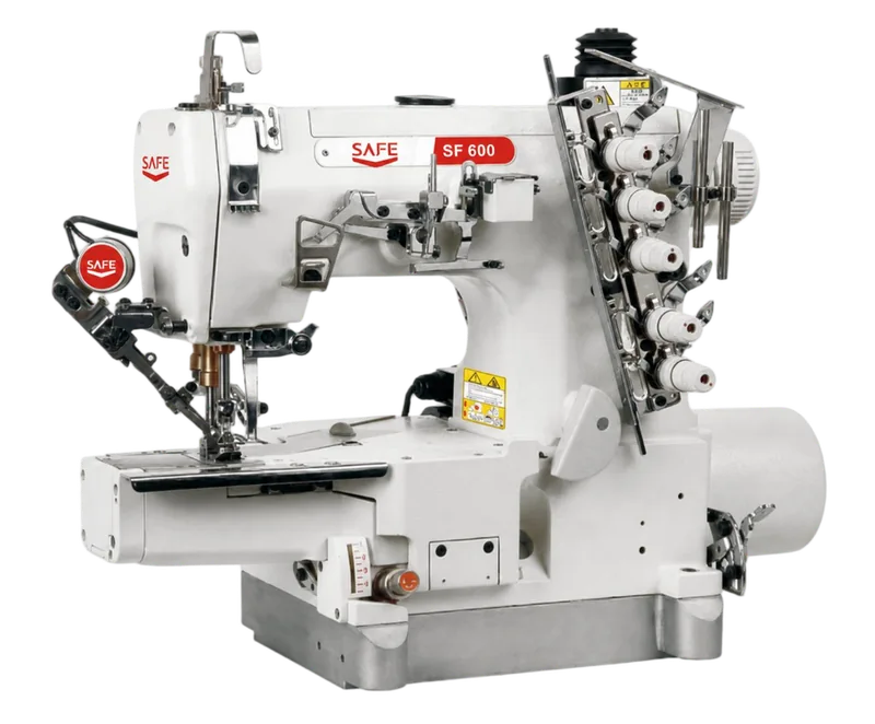SAFE SF-600-01CB/EUT/DD Direct-Drive Cylinder-Bed Tape-Binding Interlock Machine