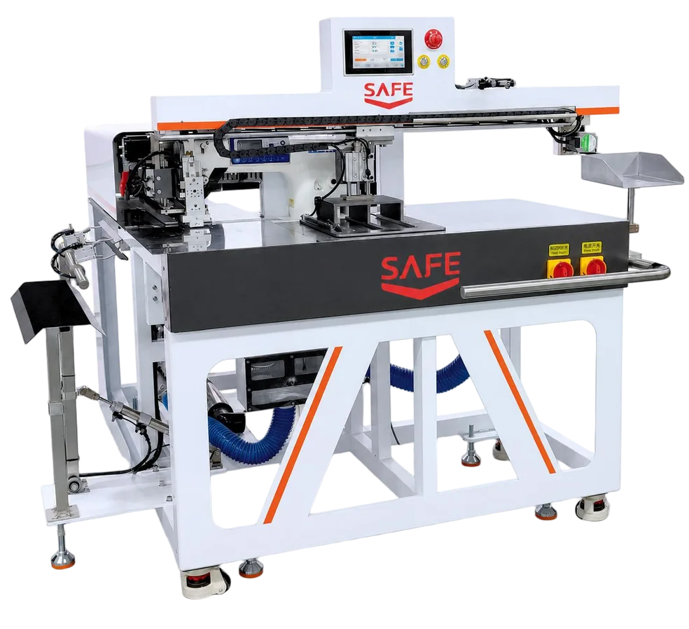 SAFE SF-05PC Automatic Polo Placket Sewing and Cutting Machine — catalogue machine image