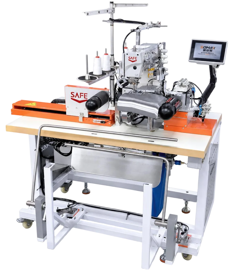 SAFE SF-07A Automatic Tubular Bottom Hemming Machine — catalogue machine image