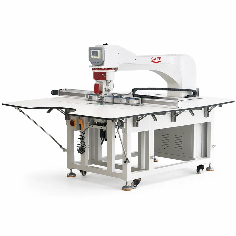 SAFE SF-13090X Rotating-Head Intelligent Template Sewing Machine — catalogue machine image