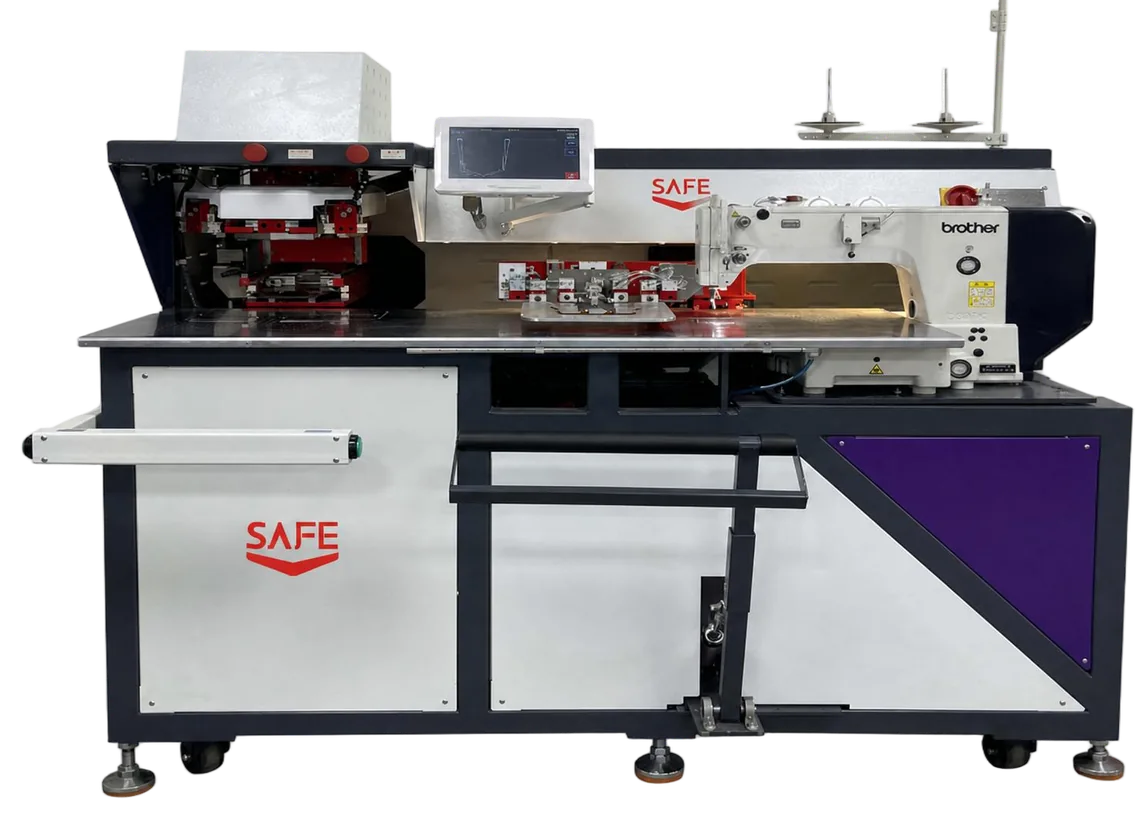 SAFE SF-288D Automatic 3D Pocket-Setting Machine — catalogue machine image