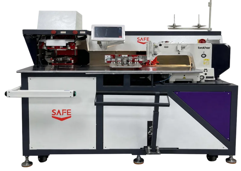 SAFE SF-288D Automatic 3D Pocket-Setting Machine — catalogue machine image