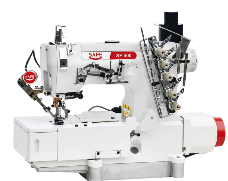SAFE SF-500-01CB/EUT/DD Direct-Drive Flat-Bed Interlock Machine — catalogue machine image