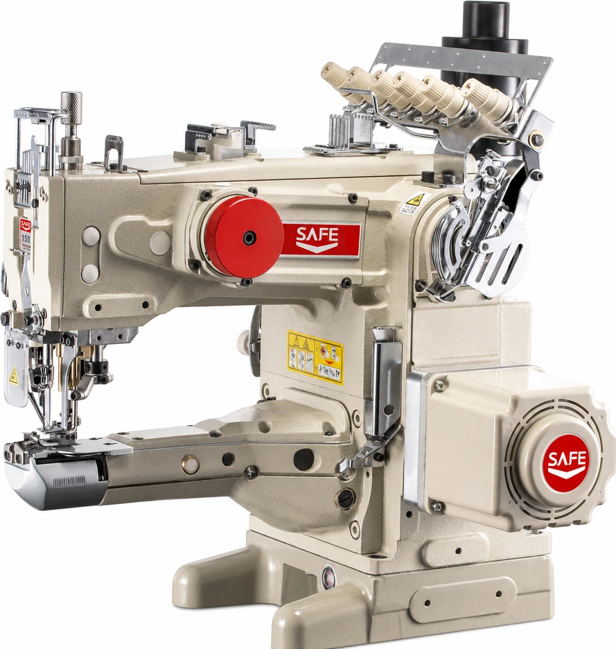 SAFE SF-1500-156M-UT feed up the arm coverstitch machine