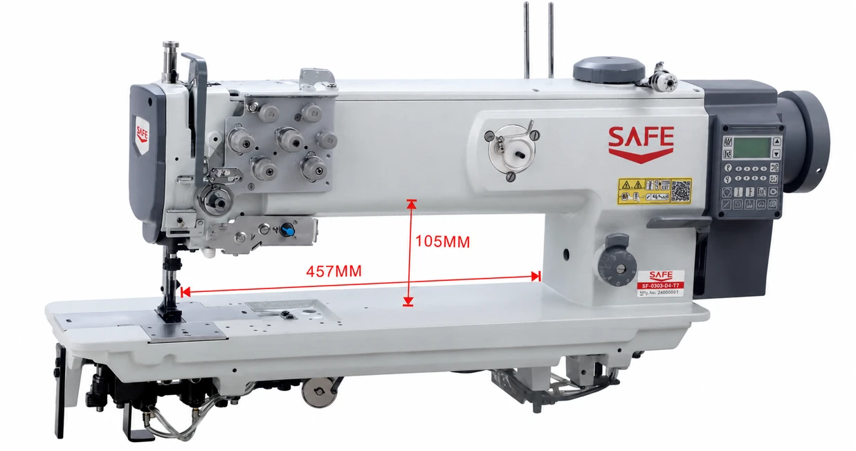 SAFE SF-1560DL-18-7 double-needle compound-feed sewing machine