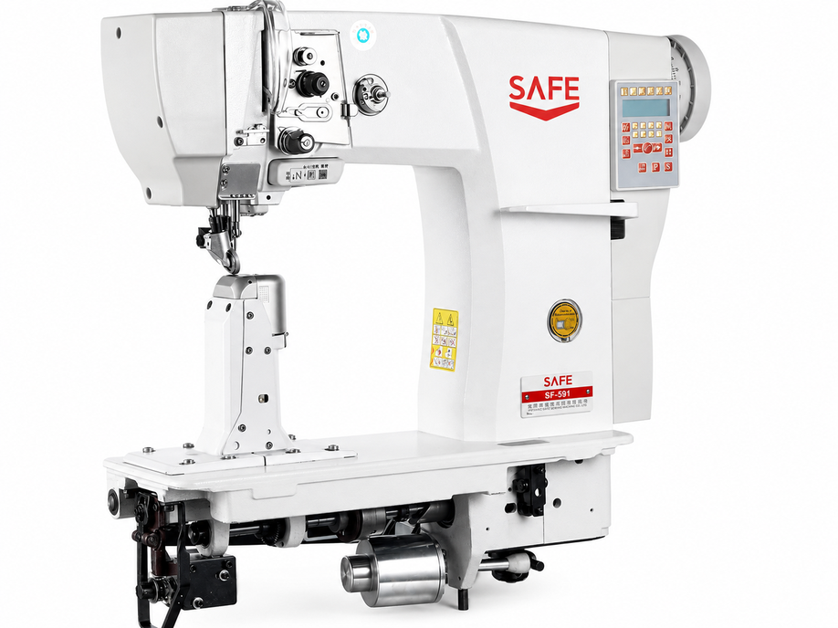 SAFE SF-591 single needle roller feed sewing machine