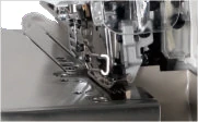 SF-EX5200-4AT — Presser-foot and fabric-handling area.