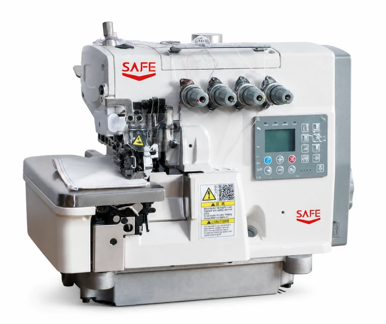 SAFE SF-EX5200-4AT direct-drive overlock machine with thread trimmer
