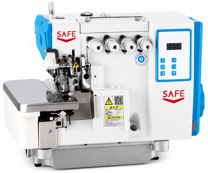 SAFE SF-K7-4D direct-drive overlock machine with automatic trimming